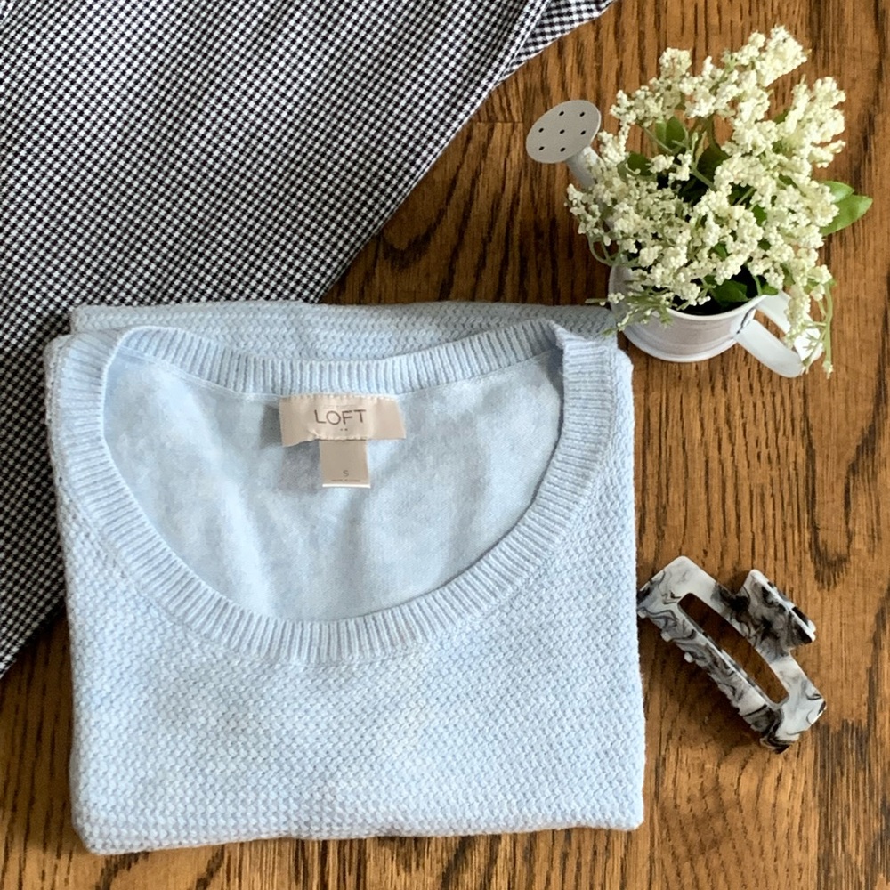 Light blue Loft sweater